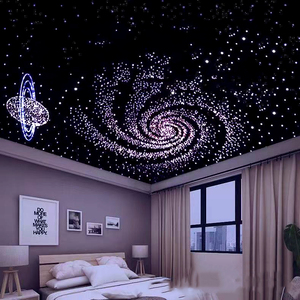 Lampu serat LED, Multi warna, Kit Remote Control, serat optik LED, lampu langit-langit, Bar, teater Rumah - Product Image 4