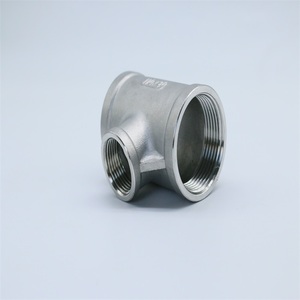 Thép không gỉ chéo <span class=keywords><strong>4</strong></span> cách đúc bên TEE thép không gỉ ren connecter <span class=keywords><strong>Cross</strong></span> Side Outlet công nghiệp TEE phụ kiện đường ống - Product Image 3