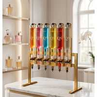 Ensemble de distributeurs de parfum personnalisés avec support métallique de table pour mariage, fête, parfum DIY