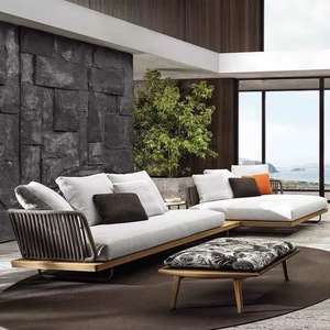 Juego de Comedor de Jardín Moderno de Aluminio Resistente para Exteriores, para Hotel y Villa, Muebles de Patio de Lujo para 5 Personas - Product Image 6