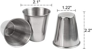 Vente en gros de verres à liqueur incassables en métal imprimés personnalisés tasse en acier inoxydable <span class=keywords><strong>petit</strong></span> <span class=keywords><strong>verre</strong></span> à <span class=keywords><strong>vin</strong></span> à liqueur - Product Image 5