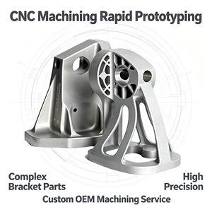 China Factory Custom SLM Printing Aluminum <b>Powder</b> <b>Titanium</b> Alloy Industrial 3D Printed Components - Product Image 1