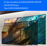 Televisor Inteligente Android WiFi sin Marco de 50, 55, 65 y 75 Pulgadas, 4K, 8K, Ultra HD, Full HD, LED, OLED, QLED, MINI, Pantalla Ancha, Negro