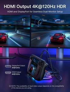 Nouvelle station d'accueil JSAUX 12-en-1 RGB pour console de jeu Steam Deck - Product Image 5