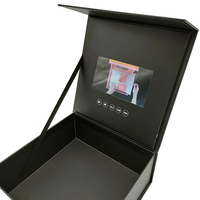 Présentation personnalisée écran LCD boîte cadeau carte à musique boîte vidéo numérique pour livret d'affaires Album vidéo brochure boîte magnétique