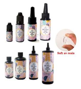 Resina UV TIMESRUI de Alta Qualidade, Baixo Odor, Cristalina, Flexível, Não Amarelada, para Artesanato DIY, Joias e Chaveiros - Product Image 2