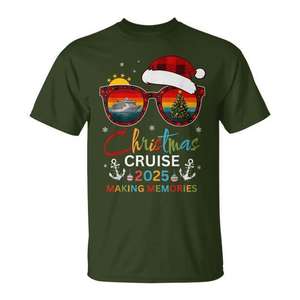 T-shirt de croisière de Noël 2025 : Créez des souvenirs – T-shirt de vacances en famille - Product Image 1