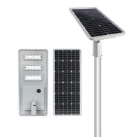Lampadaire Solaire LED Extérieur en Aluminium Pur IP65 Étanche avec Batterie LiFePO4 et Contrôleur MPPT, Garantie 3 Ans