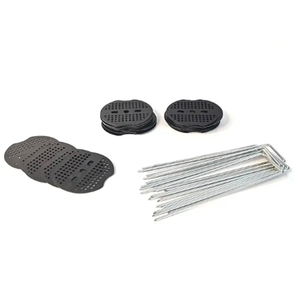 Agrafes de gazon en U en acier avec joint en plastique Piquets de jardin Agrafes de paysage Goupilles géotextiles - Product Image 3