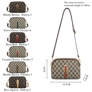 Baellerry Women's Crossbody Bag Mini <b>Square</b> Zipper Closure Fashion Shoulder Bag Everyday Use - Product Image 4