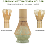 Ensemble de bols à matcha en céramique haut de gamme OEM ODM en gros – Fouet à matcha, bol en céramique, support pour fouet, cuillère, ensemble matcha avec bol à matcha