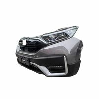 Conjunto de Parachoques Delantero Usado Completo con Parrilla, Faro y Sensor de Estacionamiento para CR-V 2017-2022, Piezas de Reparación de Carrocería para HONDA