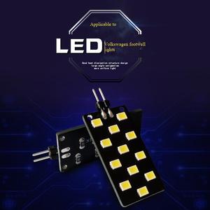 Lumière de sol LED 12V G4 12SMD 2835, ampoule intérieure pour Volkswagen Audi, lampe d'ambiance pour voiture - Product Image 1