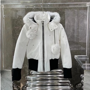 Doudoune d'hiver vintage 2026 Canada MOOSE de luxe décontractée coupe-vent à capuche en tricot 100 % duvet coupe ajustée avec fermeture éclair pour homme - Product Image 5