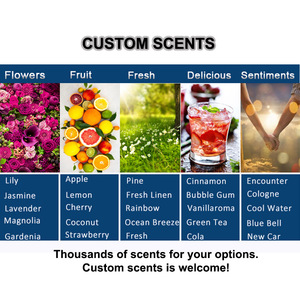 사용자 정의 로고와 프로모션 광장 매달려 자동차 공기 청정기 쾰른 로즈 오션 릴리의 향기와 세련된 방향제 종이 - Product Image 4