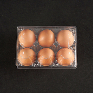 Plateau à œufs jetable à 6 trous en <span class=keywords><strong>plastique</strong></span> PET et à usage alimentaire - Product Image 3