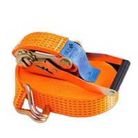 Sangle de fixation de cargaison en polyester et nylon de 2 tonnes, 1 m, avec cliquet, certifiée ISO 9001