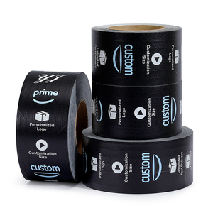 Tùy chỉnh in logo Đen nước kích hoạt tráng keo bao bì Kraft Băng Giấy - Product Image 6