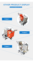 Machine de marquage routier durable pour parkings de centres commerciaux, conception innovante