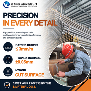 ท่อเหล็กคาร์บอน ASTM A106 รีดร้อนขนาด 114.3 มม. Sch20 ผ่านกระบวนการพ่นทราย ST37 ST52  พร้อมค่าความดันสูง - Product Image 4