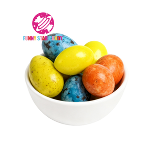 Bolas de caramelos de <span class=keywords><strong>chicle</strong></span> con forma de huevo de Pascua personalizadas OEM y ODM, venta al por mayor de chicles afrutados, caramelos, mini chicles - Product Image 2
