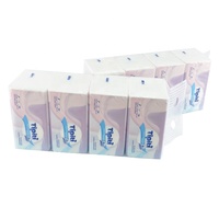 Mouchoirs en papier pour le visage 4 plis en pâte de bois douce, qualité non fluorescente, vente en gros Chine