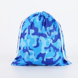 Mochila Impermeable con Cordón, Diseño de Dinosaurio con Camuflaje en Mezclilla, Multicolor, Logotipo Personalizado, Bolsillo con Cordón, Almacenamiento Portátil para Gimnasio - Product Image 6