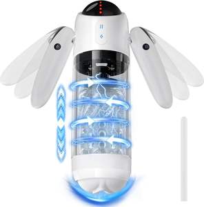 Телескопический вращающийся перезаряжаемый Мужской мастурбатор - Product Image 6