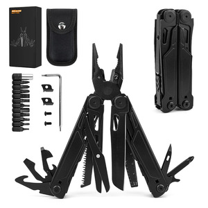 Pince à ciseaux à ressort multi-outils nouvelle pince multifonctionnelle pliable 16 en 1 pour voitures de voyageurs - Product Image 5