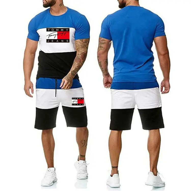 High quality T Shirt Men Tshirts Fitness T-Shirt Whole Sale Hot Sell man's T-Shirt Shorts suit