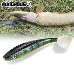 Vente chaude 200mm/50g appâts artificiels PVC 3D imprimé flottant doux <span class=keywords><strong>leurre</strong></span> de pêche t-tail pour <span class=keywords><strong>brochet</strong></span> pour rivière lac ruisseau pêche - Product Image 1