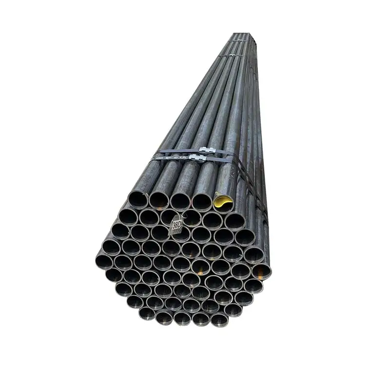 Astm di alta qualità a buon mercato strutturale nero tondo tubo di acciaio laminato a caldo sezione cava Erw carbonio ricotto tondo barra rotonda e tubo