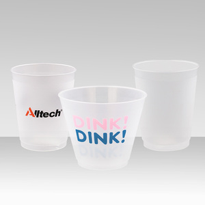 Kailiou özelleştirmek Logo baskı plastik bardak BPA ücretsiz 16OZ 12OZ yeniden Frost stadyum fincan düğün parti için promosyon fincan - Product Image 5