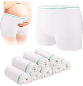 Disposable Panties for Women Postpartum Care Recovery Essentials <strong>Kit</strong> Disposable Underwear Mom Hospital Bag <strong>Maternity</strong> Boyshort - Product Image 4