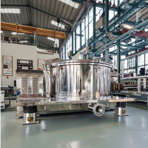 220V chế biến thực phẩm lớn bằng thép không gỉ PSB đóng tấm phẳng Máy ly tâm tách thành phần lõi hoạt động liên tục lật - Product Image 1