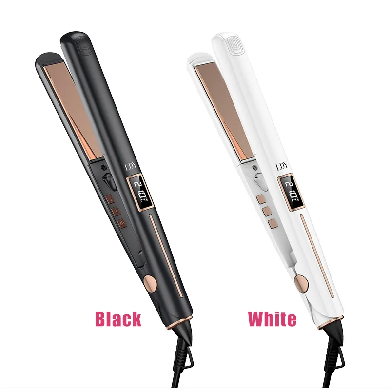 Qxxz phong cách mới nhà sản xuất bán buôn phẳng sắt tóc ép tóc LED hiển thị nhiệt độ uốn tóc sắt