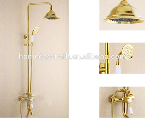 <span class=keywords><strong>Ali</strong></span> <span class=keywords><strong>baba</strong></span>-Juego de ducha de baño dorado, latón, estilo europeo, novedad, <span class=keywords><strong>tienda</strong></span> en línea - Product Image 6