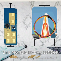Module de capteur radar à antenne flash pour maison intelligente HLK-LD2450 24G à ondes millimétriques, suivi de mouvement corporel et détection de trajectoire, portée 6M