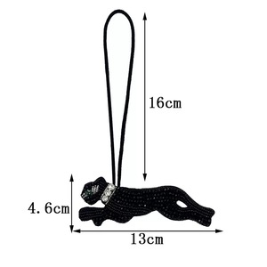 Chất Lượng Cao Tùy Chỉnh Handmade Rhinestone Hạt Động Vật Thiết Kế Các Bản Vá Lỗi Cho Quần Áo Và Túi Treo Thả - Product Image 5