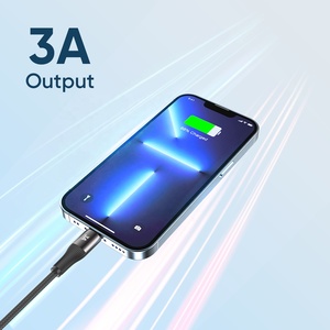 สายชาร์จ <span class=keywords><strong>VIDVIE</strong></span> คุณภาพสูง 1 เมตร 2 เมตร 3 เมตร สายถัก สายชาร์จ USB Lighting 3A ชาร์จเร็ว สายดาต้า ชาร์จโทรศัพท์ - Product Image 3