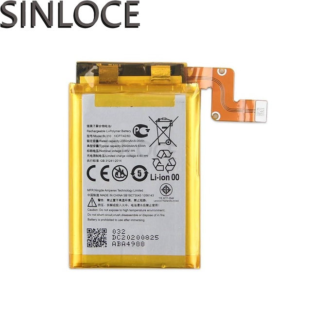 SINLOCE Wholesale High Quality Production Mobile Cell Phone Battery Factory for Lenovo Legion Pro/BL310