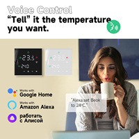 Termostato Inteligente WiFi para Calefacción de Agua Beok, Pantalla Táctil, Programación Semanal, OEM Disponible