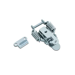 Double Spring Buckle Box Lock Door Hasp Accessories 304 Stainless Steel Spring Latch Buckle D001B