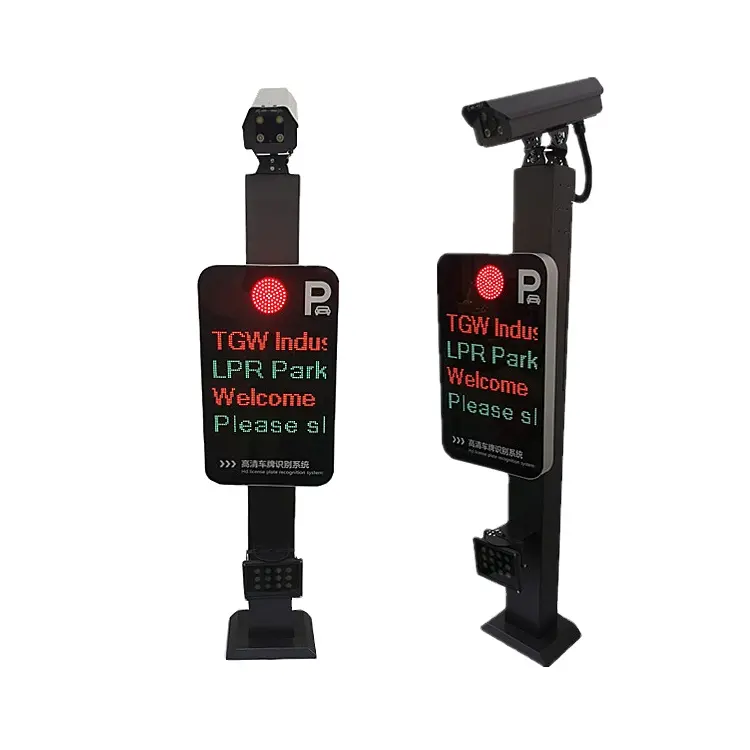 Lpr Kentekenherkenning Camera Parking Display Geautomatiseerde Auto Management Systeem