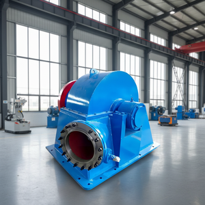 Générateur hydroélectrique Forster 250 kW triphasé 480 V, turbine inclinée de 60-120 m de hauteur de chute, système de micro-centrale hydroélectrique - Product Image 1