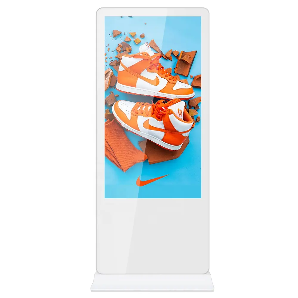 Zemin ayakta totem android reklam oynatıcı İnteraktif dokunmatik ekran kiosk lcd tabela ekran dijital tabela ve görüntüler