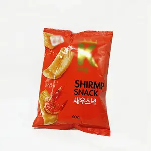 Chinchin máquina de embalagem personalizada, batata chip saco de plástico flexível selo de calor tortilha plantain sacos de embalagem