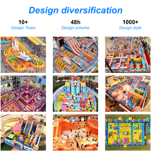 Castillo Inflable Comercial AOYU <span class=keywords><strong>para</strong></span> Exteriores con Tobogán y Pista de Obstáculos <span class=keywords><strong>para</strong></span> Parque de Diversiones y Juego Activo <span class=keywords><strong>para</strong></span> Niños - Product Image 3