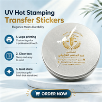 Autocollant personnalisé BOTU en vinyle imperméable, durable, avec estampage à chaud, transfert à froid, impression UV, 3D, étiquette transparente en cristal