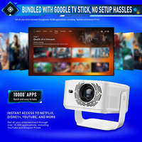 Projecteur Wifi Portable Topleo, Home Cinéma, Vidéoprojecteur Hy450 Max 8k, Smart Android 1080p, Projecteur de Poche